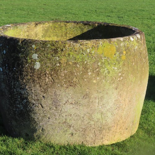 Large 18Thc Round Stone Trough