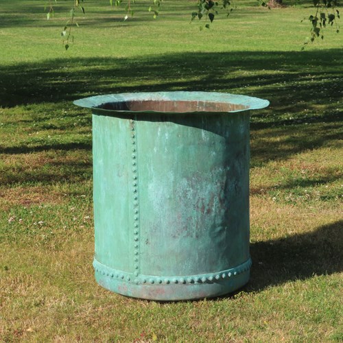 Large 19Th Century Rivetted Copper