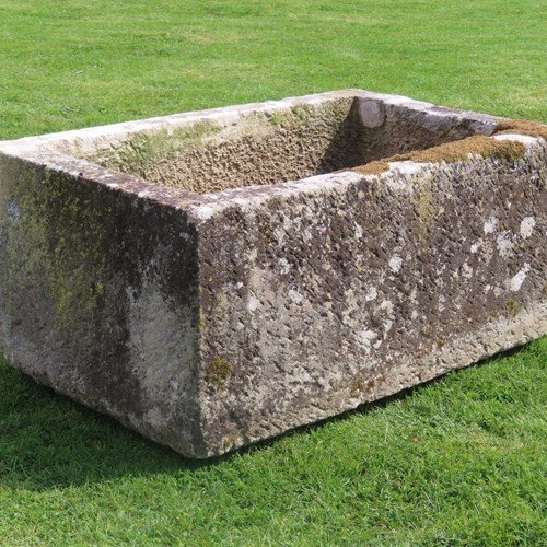 Medium Size Limestone Garden Trough