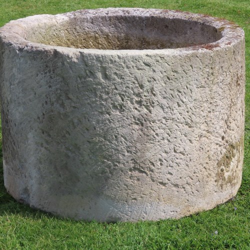 Large 18Thc Round Stone Trough