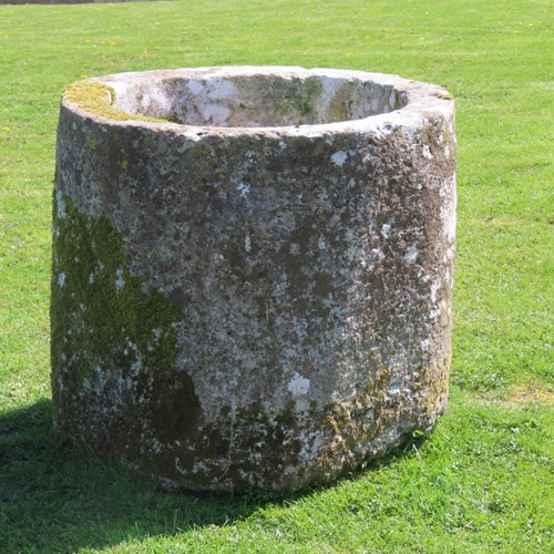Large Round Stone Garden Trough