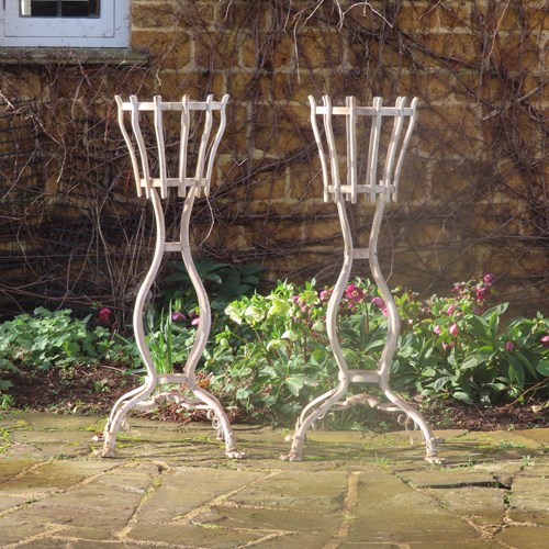 Pair Arras Plant Stands
