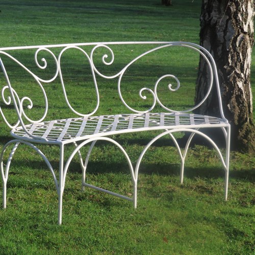 Two-Seater Antique Garden Bench