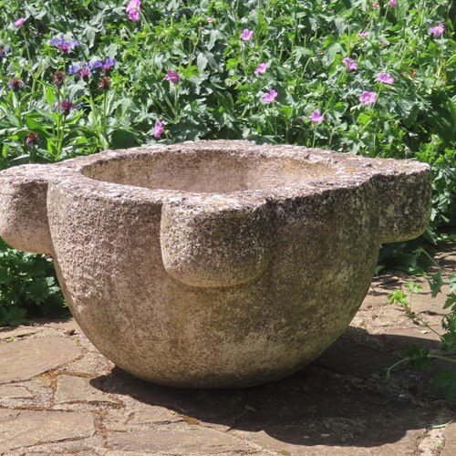 Large Beautifully Patinated Mortar