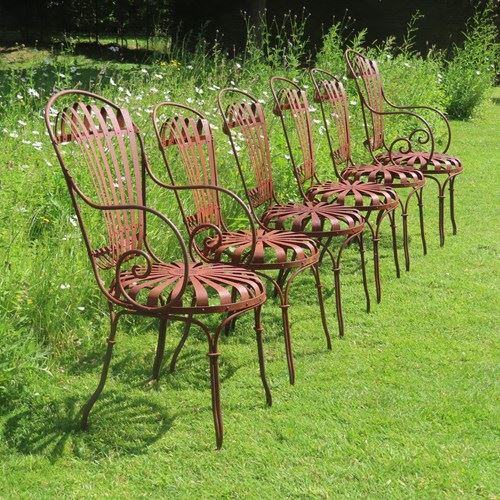 French Antique Garden Chairs
