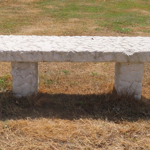 Old Stone Garden Seat