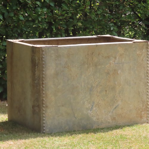 Galvanised Planter