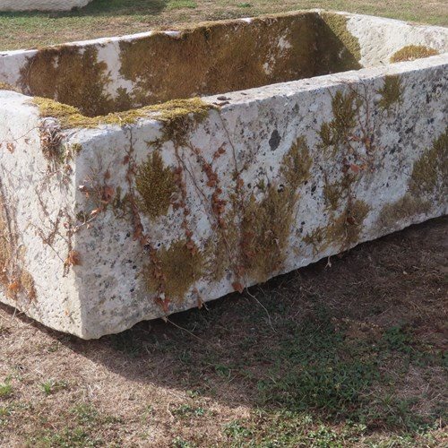 Very Large And Wide Stone Trough