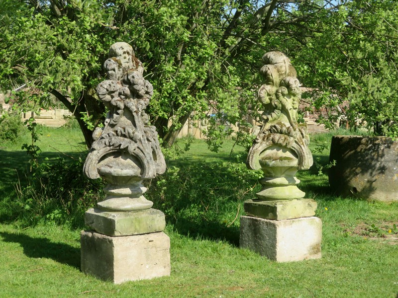 Pair of 18thC stone finials almost 5ft high-lichen-garden-antiques-img-3370-main-637229867697622535.jpg