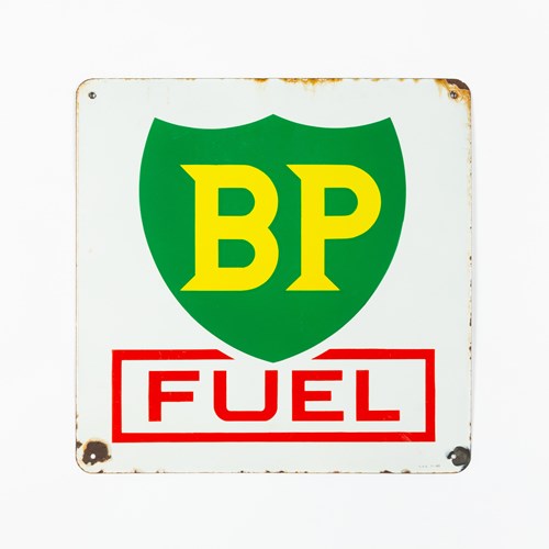 Bp Fuel Enamel Sign