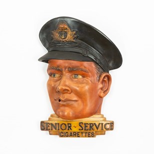 A Senior Service Cigarettes Adverti...