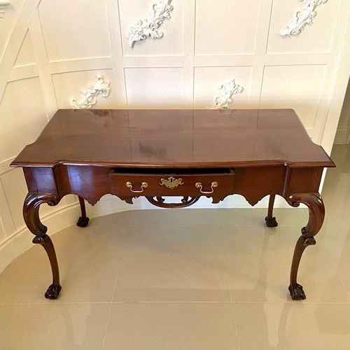 Antique Rare 18Th Century American Chippendale Serving/Console Table