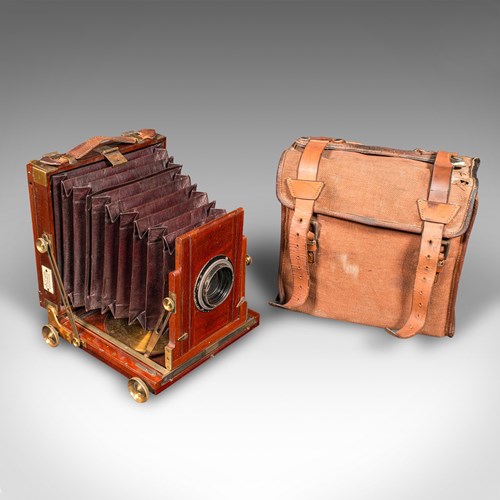Antique Mckellen's Field Camera, English, Carry Case, Photography, Victorian