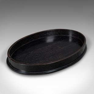 Antique Oval Trinkets Tray, English...