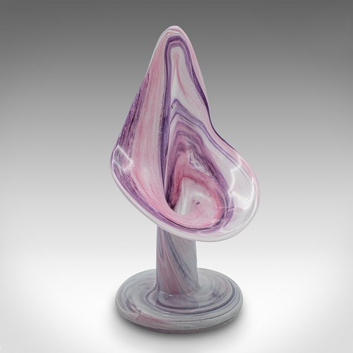 Vintage Decorative Vase, Continental, Art Glass, Posy Sleeve, Late 20Th Century