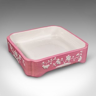 Antique Cheese Wheel Dish, English,...