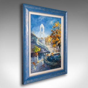 Vintage Landscape Painting, English...