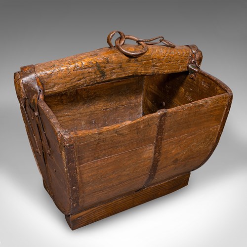 Antique Country Garden Well Bucket, English, Planter, Fireside Store, Georgian