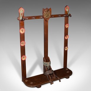 Vintage Barcelona Polo Mallet Stand...