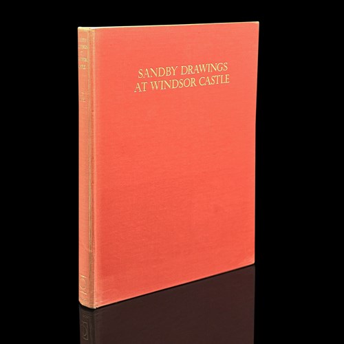 Vintage Art Book, Sandby Drawings At Windsor Castle, Illustrated, Mid Century