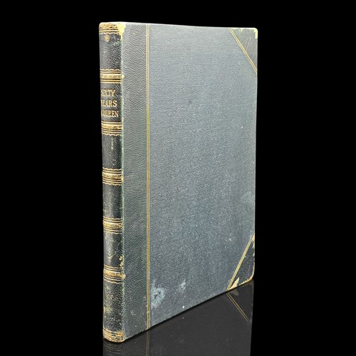 Antique Royal Book, Sixty Years A Queen, History Reference, Hardcover, Victorian