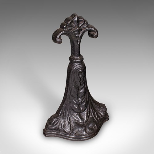Antique Door Porter, English, Cast Iron, Doorstop, Keeper, Victorian, Circa 1860