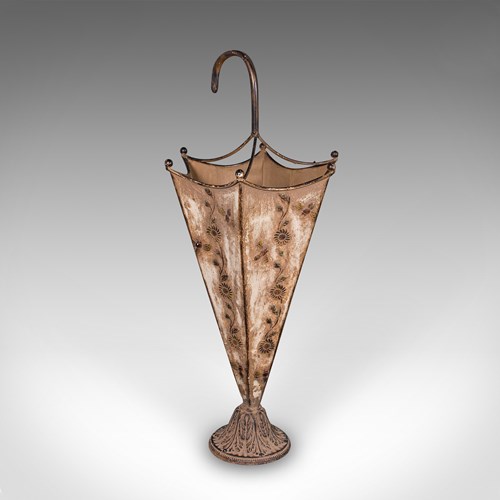 Vintage Umbrella Stand, English, Art Nouveau Revival, Entrance Hall Drip Tray