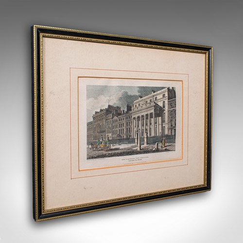 Antique Hospital Picture, Lincoln's Inn Fields, London, Art, Medical, Victorian