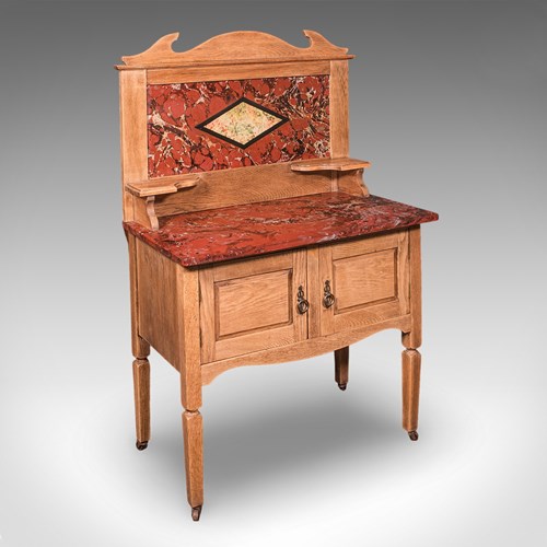 Antique Washstand, English, Pine, Dressing Table, Country House, Edwardian, 1910