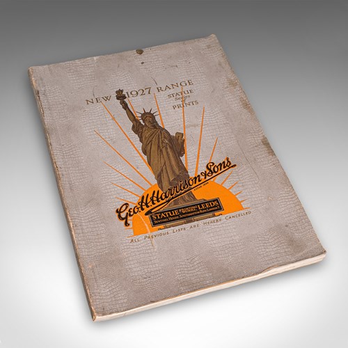 Vintage Printmaker's Catalogue, English, Commercial Art Folio, G Harrison & Sons