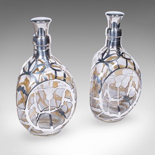 Pair Of Vintage John Haig Whisky De...