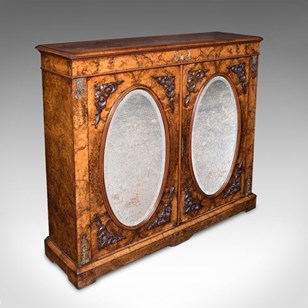 Antique Morning Room Book Cabinet, ...