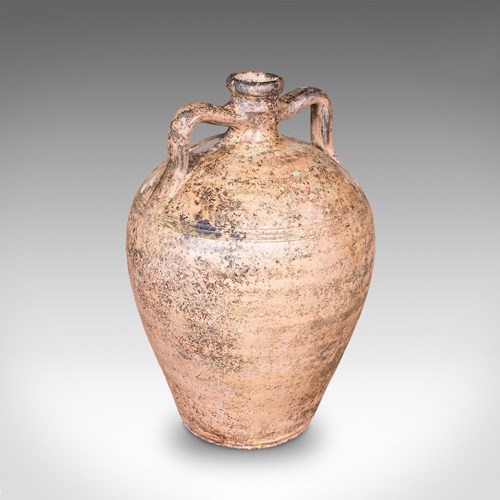 Antique Veranda Amphora, English Terracotta, Garden, Italianate, Edwardian, 1910