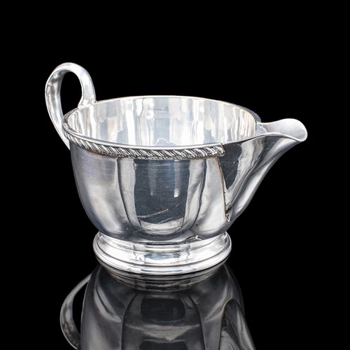 Antique Ladies Tiffin Creamer, English, Silver Plate, Pourer, Harrods, Edwardian