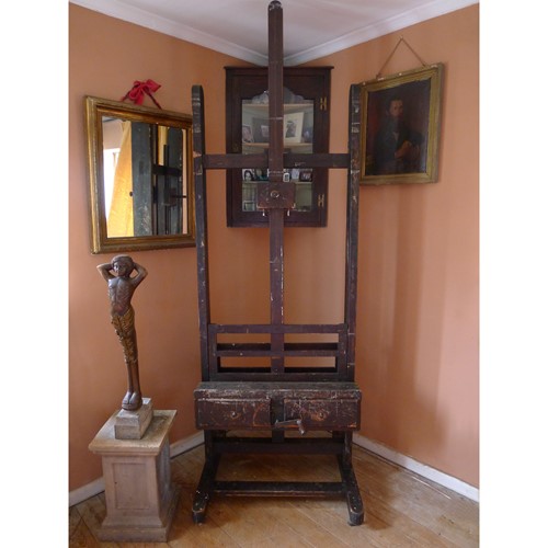 Early 20th Century artists double sided easel.