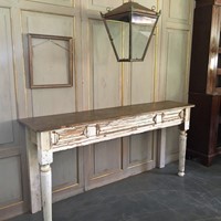 Large Elm and oak console table