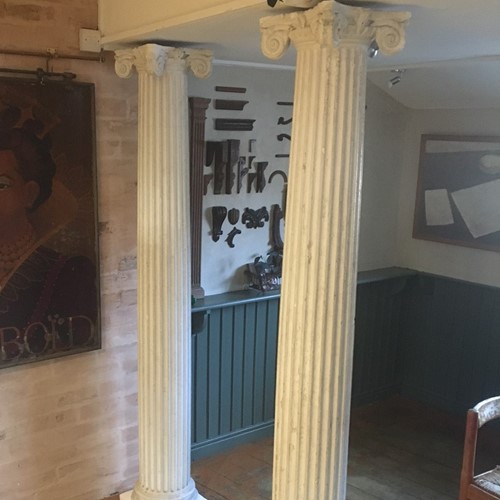 Outstanding Pair Of 19Th Century Columns