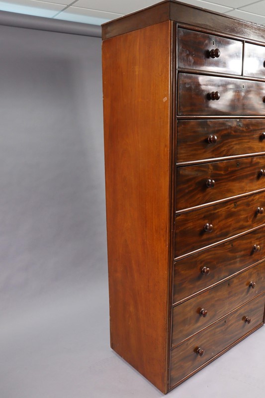 Handsome 19Th Century Tall Bookcase.-loran-co-tall-drawers-3-main-638043085940683453.jpg