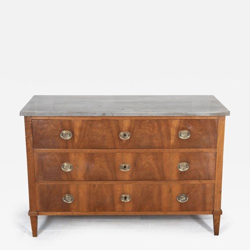 19Th Century French Marble Top Commode