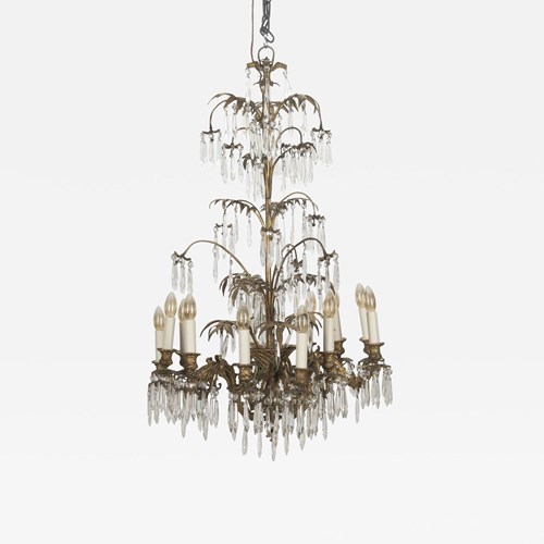 20Th French Century Ormolu Chandelier