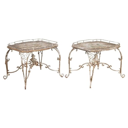 Pair Of 20Th Century American Conservatory Tables