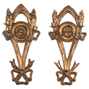 Pair Of 19Th Century French Gilded ...