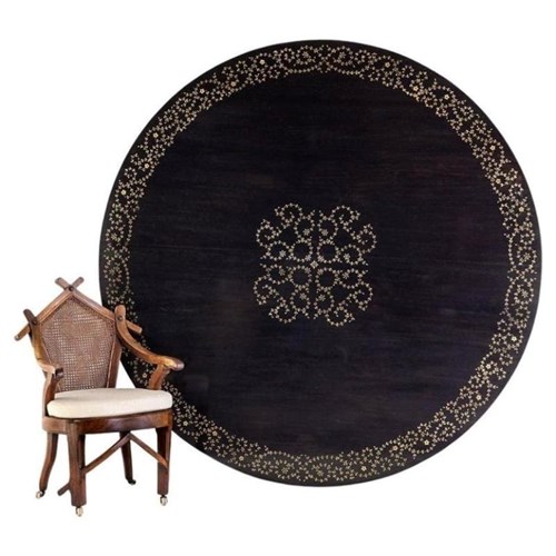 20Th Century Anglo-Indian Ebonised Centre Table