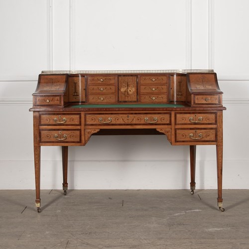 19Th Century Carlton House Satinwood Desk