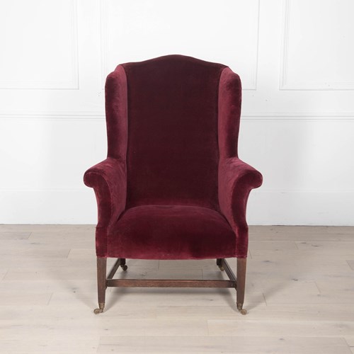 19Th Century Edwardian Wingback Chair