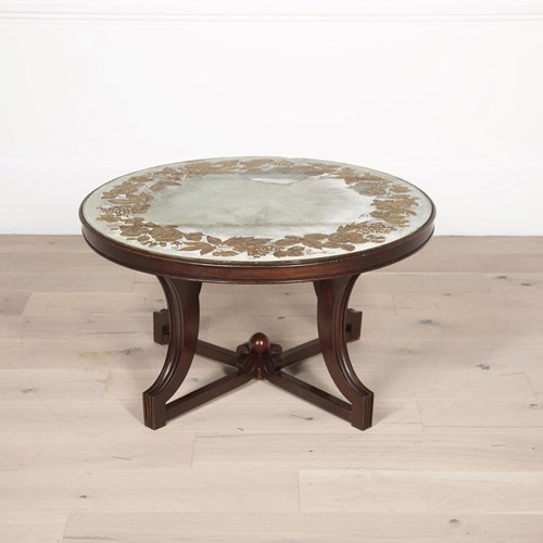 20Th Century Circular Art Deco Gueridon