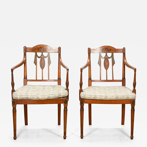 Pair Of Louis Philippe Mahogany Armchairs