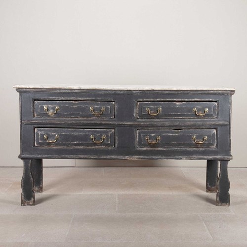 18Th Century English Painted Dresser Base