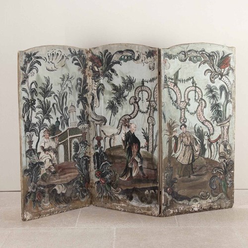 18Th Century French Chinoiserie Screen
