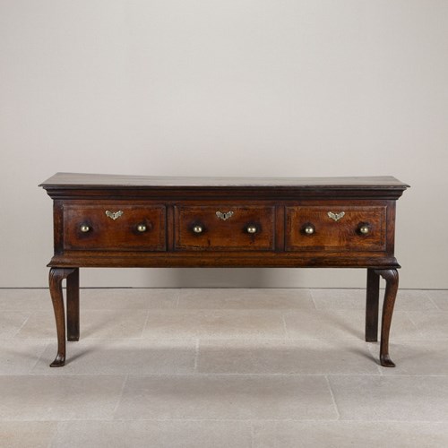 18Th Century George II Oak Dresser Base